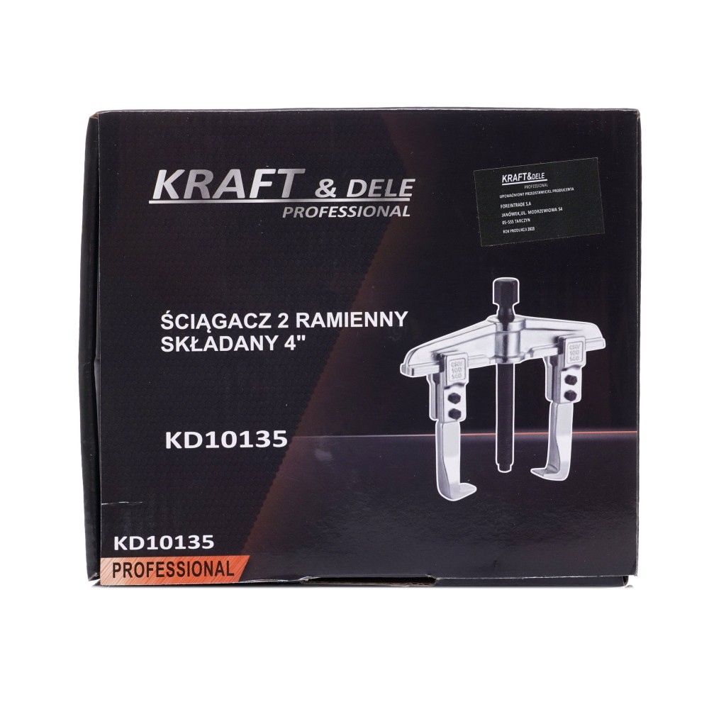 Ściągacz 2-ramienny składany 4'' KD10135
