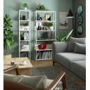 REGAŁ METALOWY LOFT 400 BIAŁY/BIAŁY
