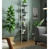 REGAŁ METALOWY LOFT 400 BIAŁY/SZARY