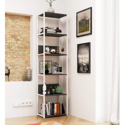 REGAŁ METALOWY LOFT 500 BIAŁY/SZARY