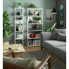 REGAŁ METALOWY LOFT 800 BIAŁY/BIAŁY
