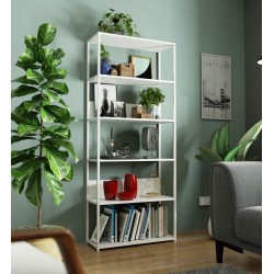 REGAŁ METALOWY LOFT 800 BIAŁY/BIAŁY