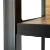 REGAŁ INDUSTRIALNY 700 CZARNY/DĄB ARTISAN