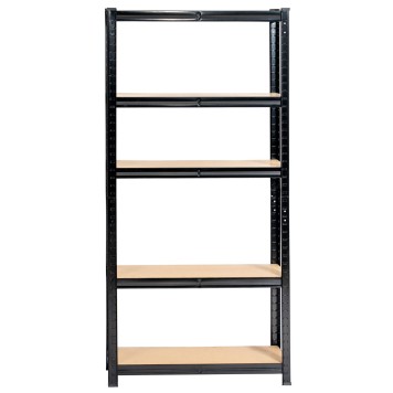 2x REGAŁ METALOWY 70x30x154 CZARNY
