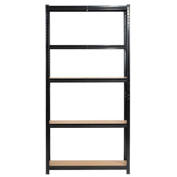 REGAŁ METALOWY 90x30x180 CZARNY