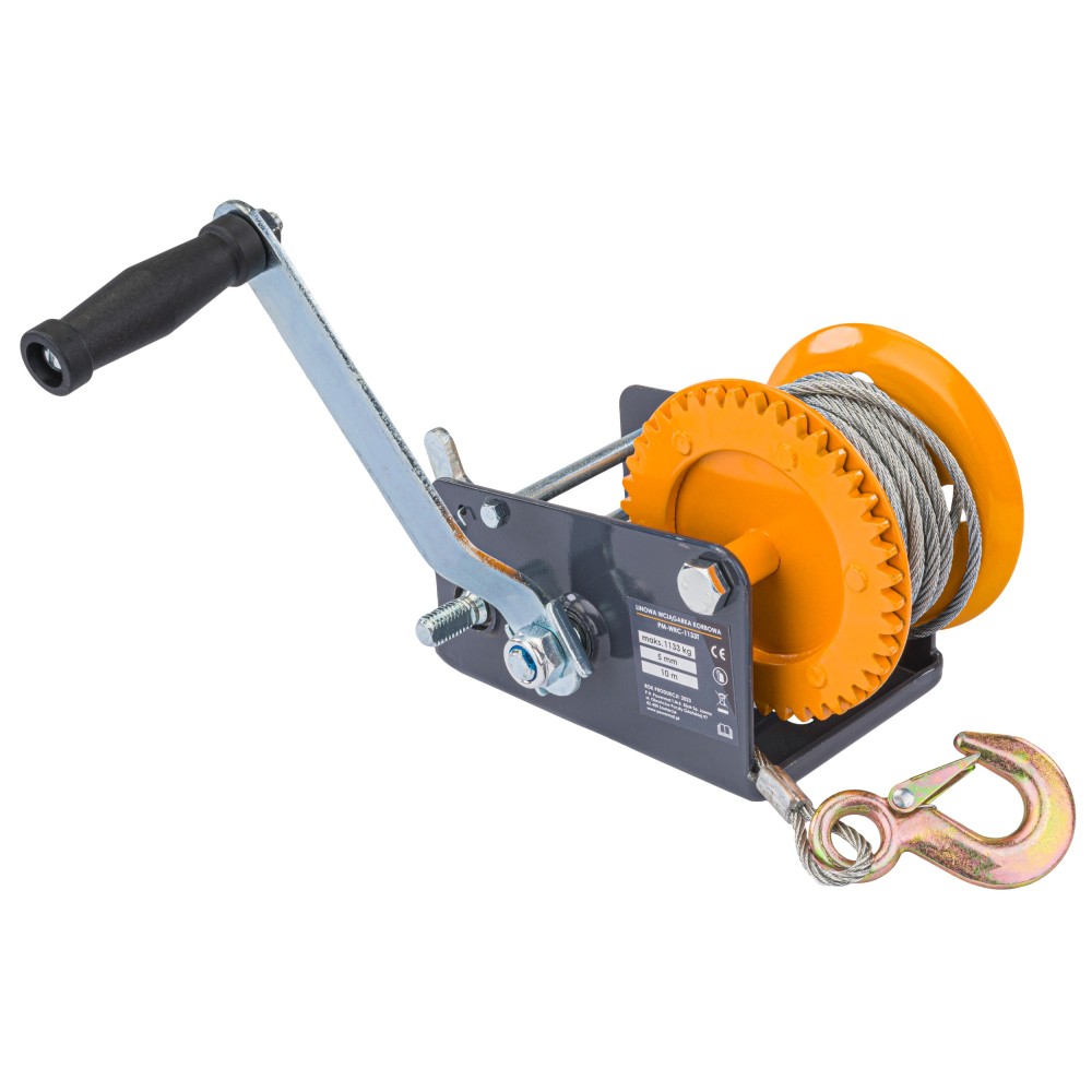 Wciągarka wyciągarka linowa ręczna 1133kg 10m PM-WRC-1133T