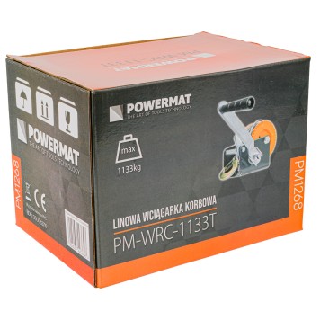 Wciągarka wyciągarka linowa ręczna 1133kg 10m PM-WRC-1133T