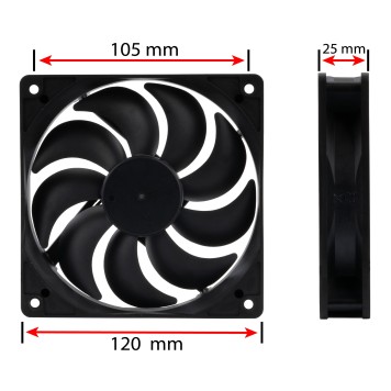 Wentylator do generatora ozonu PM-GOZ-28T/36T/60T-WEN