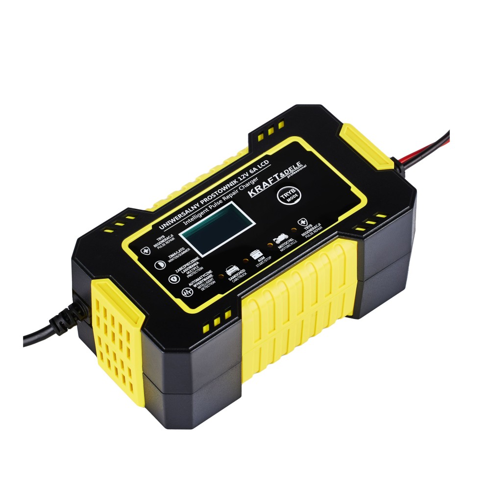 Chargeur de batterie automatique LCD 12V / 6A Chargeur de batterie automatique LCD 12V / 6A
