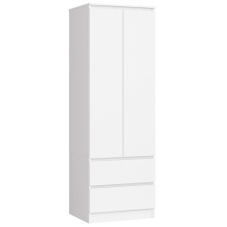 SZAFA STAR S 60 cm 2 DRZWI 2 SZUFLADY PK BIAŁA