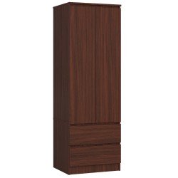 SZAFA STAR S 60 cm 2 DRZWI 2 SZUFLADY WENGE