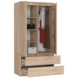SZAFA S90 2D 2SZ CLP PK SONOMA