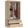 SZAFA S90 2D 2SZ CLP PK SONOMA