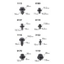 Klipsy samochodowe 635el. RTKST0100