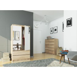SZAFA S90 2D 2SZ 2 LUSTRO CLP PK SONOMA