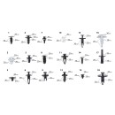 Klipsy samochodowe 420el. RTKST0099