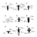 Klipsy samochodowe 420el. RTKST0099