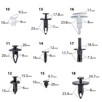 Klipsy samochodowe 420el. RTKST0099