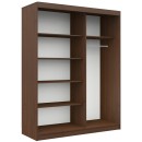 SZAFA PRZESUWNA 150cm CLP WENGE / BIAŁA