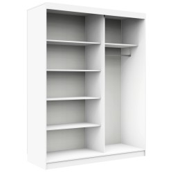 SZAFA PRZESUWNA 150 cm CLP MONO BIAŁA