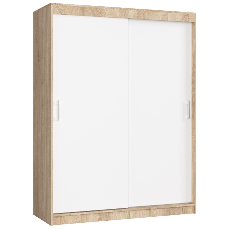 SZAFA PRZESUWNA 150 cm CLP MONO SONOMA/BIAŁA SZAFA PRZESUWNA 150 cm CLP MONO SONOMA/BIAŁA