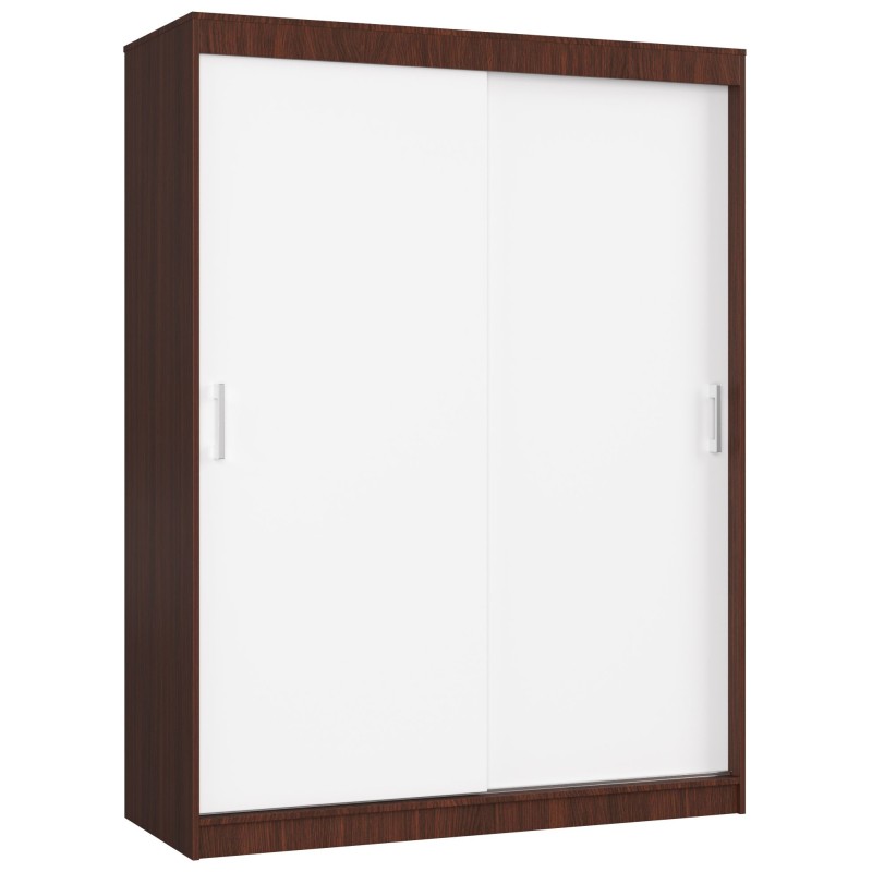 SZAFA PRZESUWNA 150 cm CLP MONO WENGE/BIAŁA SZAFA PRZESUWNA 150 cm CLP MONO WENGE/BIAŁA