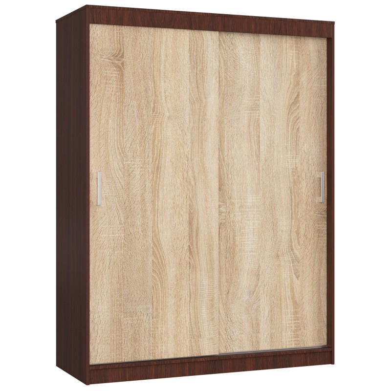 SZAFA PRZESUWNA 150 cm CLP MONO WENGE/SONOMA SZAFA PRZESUWNA 150 cm CLP MONO WENGE/SONOMA