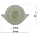 Obsada wałka do aeratora PM-AEW-2400M-OW