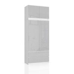SZAFA Z NADSTAWKĄ S90 2D 2SZ CLP PK METALIK POŁYSK