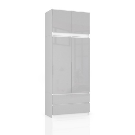 SZAFA Z NADSTAWKĄ S90 2D 2SZ CLP PK METALIK POŁYSK