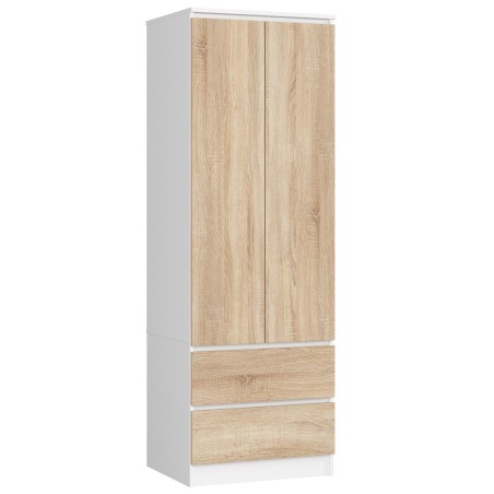 SZAFA STAR S 60 cm 2 DRZWI 2 SZUFLADY PK BIAŁA / SONOMA