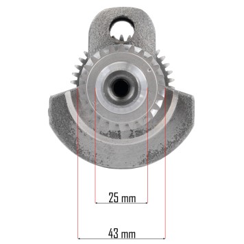 Wał korbowy do agregatu PM-AGR-3000-WK