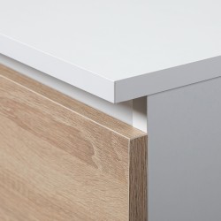 SZAFA S90 2D 2SZ CLP PK BIAŁY / SONOMA
