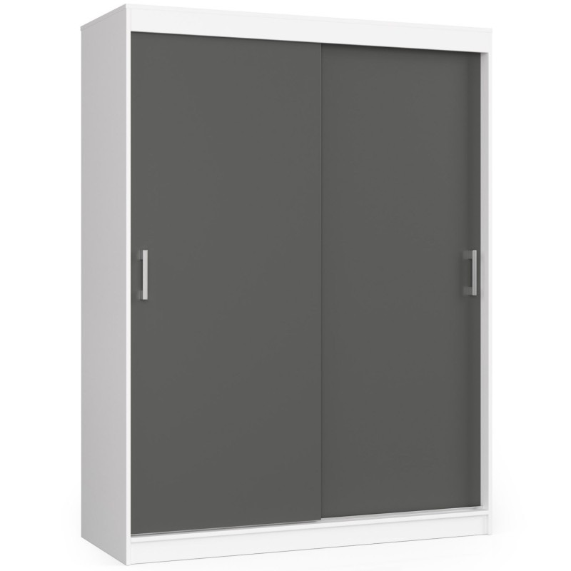 SZAFA PRZESUWNA 150cm CLP BIAŁA / SZARA MONO SZAFA PRZESUWNA 150cm CLP BIAŁA / SZARA MONO