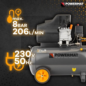 Kompresor olejowy Powermat PM-KO-50T