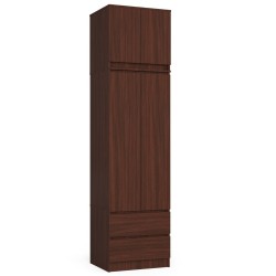 SZAFA Z NADSTAWKĄ S60 2D 2SZ CLP WENGE