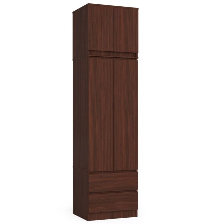 SZAFA Z NADSTAWKĄ S60 2D 2SZ CLP WENGE