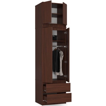 SZAFA Z NADSTAWKĄ S60 2D 2SZ CLP WENGE