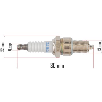 Świeca zapłonowa do kosiarek spalinowych PM-KSS-SA