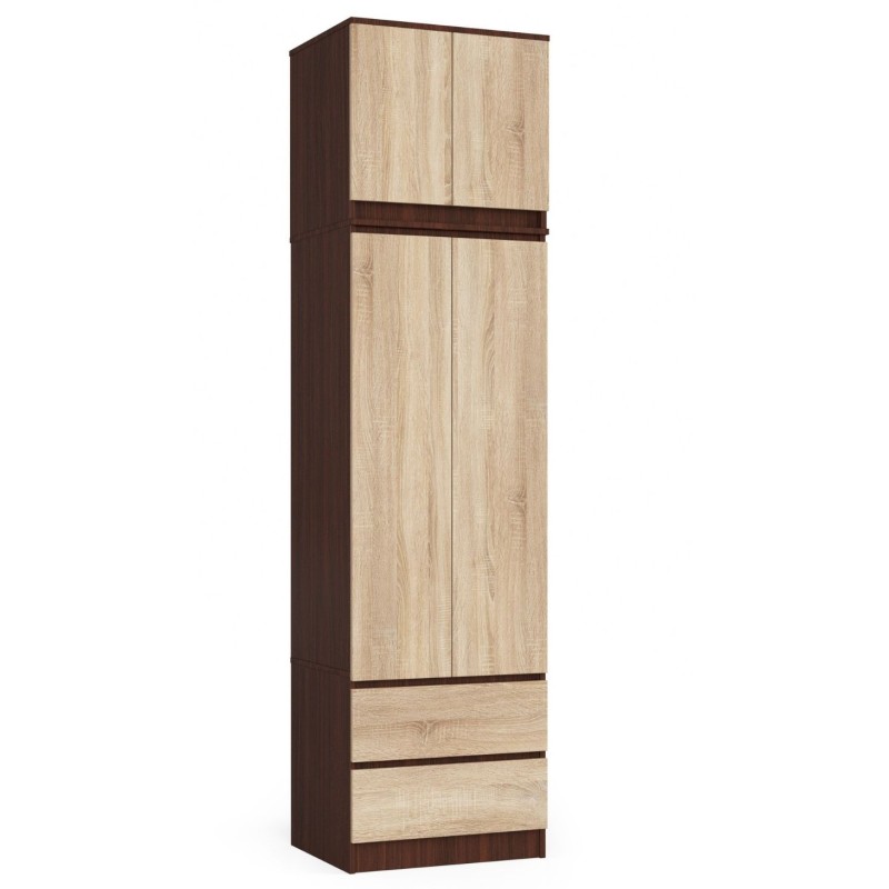 SZAFA Z NADSTAWKĄ S60 2D 2SZ CLP WENGE / SONOMA