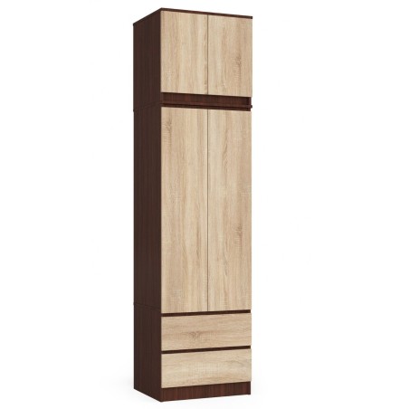 SZAFA Z NADSTAWKĄ S60 2D 2SZ CLP WENGE / SONOMA