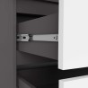 SZAFA S90 2D 2SZ CLP GRAFIT PK SZARY / BIAŁA