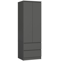 SZAFA STAR S60 2D 2SZ PK GRAFIT SZARY