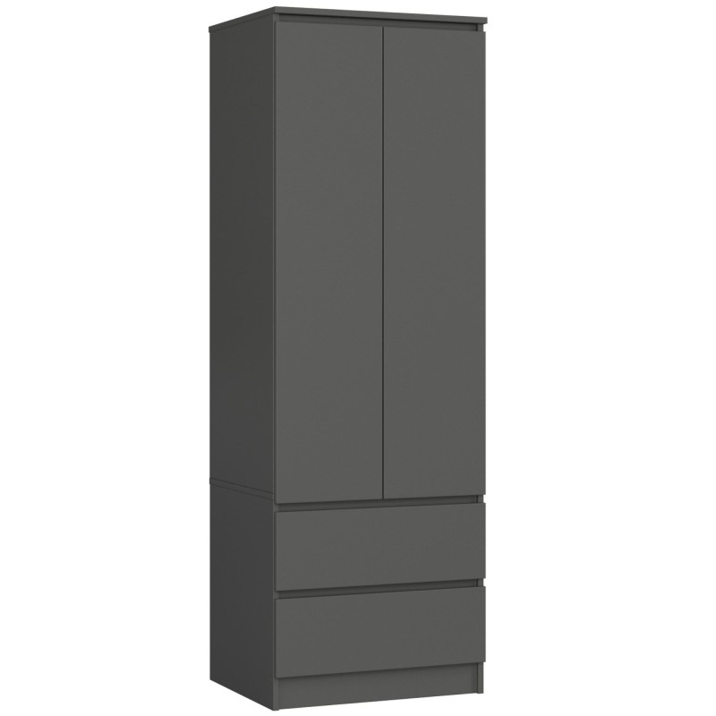 SZAFA STAR S60 2D 2SZ PK GRAFIT SZARY