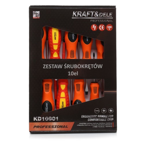 Zestaw śrubokrętów 10el. KD10901