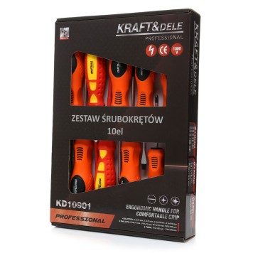 Zestaw śrubokrętów 10el. KD10901