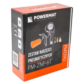 Zestaw narzędzi pneumatycznych PM-ZNP-6T
