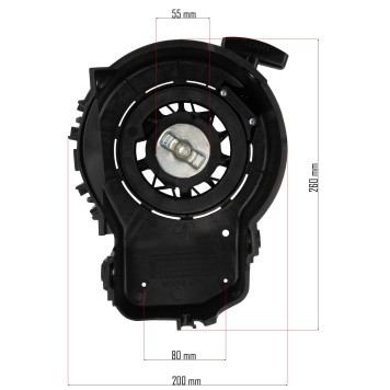 Starter do kosiarki PM-KSS-6S-ST