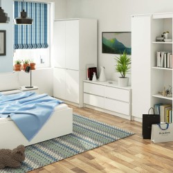 SZAFA S90 4D CLP BIAŁY