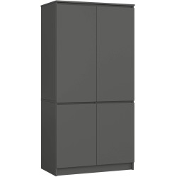 SZAFA S90 4D CLP GRAFIT SZARY